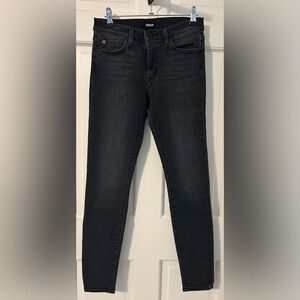 Hudson Natalie mid-rise skinny ankle jeans Size 26, black wash